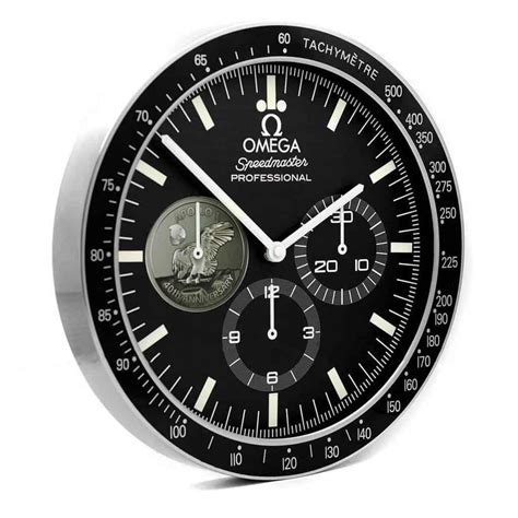 omega replica wall clocks|omega speedmaster wall clock.